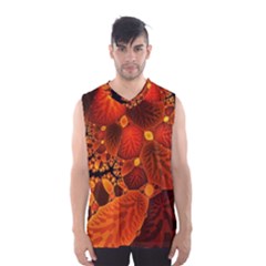 Leaf Autumn Nature Background Men s Basketball Tank Top by Wegoenart