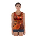 Leaf Autumn Nature Background Sport Tank Top  View1