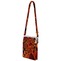 Leaf Autumn Nature Background Multi Function Travel Bag