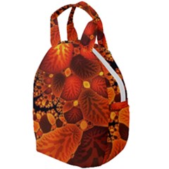 Leaf Autumn Nature Background Travel Backpacks by Wegoenart