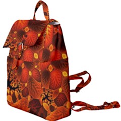 Leaf Autumn Nature Background Buckle Everyday Backpack