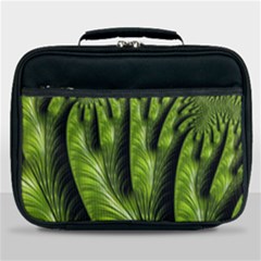 Fractal Background Abstract Green Lunch Bag by Wegoenart