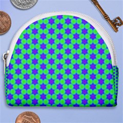 Background Pattern Structure Horseshoe Style Canvas Pouch