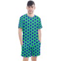 Background Pattern Structure Men s Mesh Tee and Shorts Set View1