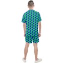 Background Pattern Structure Men s Mesh Tee and Shorts Set View2