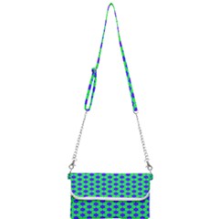 Background Pattern Structure Mini Crossbody Handbag