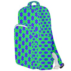 Background Pattern Structure Double Compartment Backpack