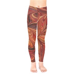 Marbled Paper Mottle Color Movement Kids  Legging by Wegoenart