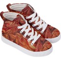 Marbled Paper Mottle Color Movement Kids  Hi-Top Skate Sneakers View3