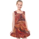 Marbled Paper Mottle Color Movement Kids  Cross Back Dress View1