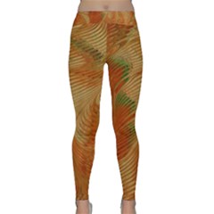 Mottle Color Movement Colorful Classic Yoga Leggings by Wegoenart