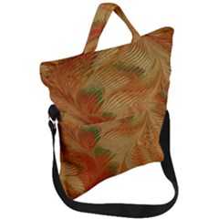 Mottle Color Movement Colorful Fold Over Handle Tote Bag