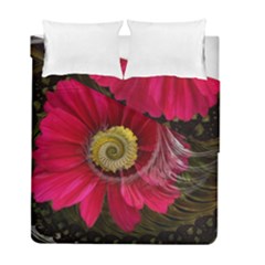 Fantasy Flower Fractal Blossom Duvet Cover Double Side (full/ Double Size)