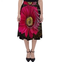 Fantasy Flower Fractal Blossom Classic Midi Skirt