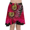 Fantasy Flower Fractal Blossom Chiffon Wrap Front Skirt View1