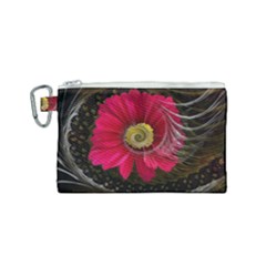 Fantasy Flower Fractal Blossom Canvas Cosmetic Bag (small) by Wegoenart