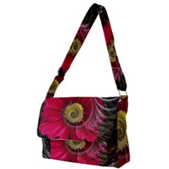 Fantasy Flower Fractal Blossom Full Print Messenger Bag