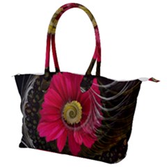 Fantasy Flower Fractal Blossom Canvas Shoulder Bag