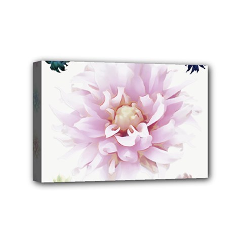 Abstract Transparent Image Flower Mini Canvas 6  X 4  (stretched) by Wegoenart