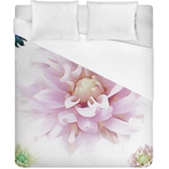 Abstract Transparent Image Flower Duvet Cover (california King Size) by Wegoenart