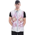 Abstract Transparent Image Flower Men s Puffer Vest View1