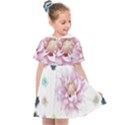 Abstract Transparent Image Flower Kids  Sailor Dress View1