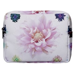 Abstract Transparent Image Flower Make Up Pouch (large) by Wegoenart