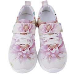 Abstract Transparent Image Flower Women s Velcro Strap Shoes by Wegoenart