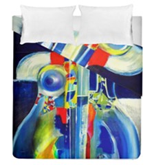 Twilight Bass No  2 Duvet Cover Double Side (queen Size) by Azure