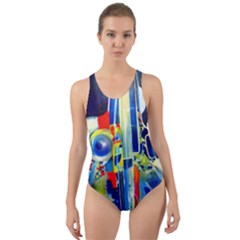 Twilight Bass No  2 Cut-out Back One Piece Swimsuit by Azure