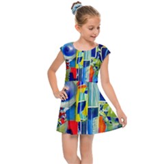 Twilight Bass No  2 Kids  Cap Sleeve Dress