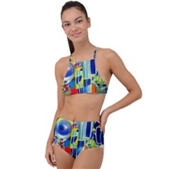 Twilight Bass No  2 High Waist Tankini Set