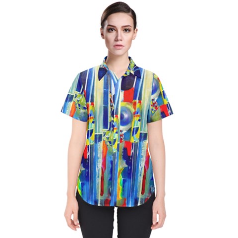 Twilight Bass No  2 Women s Short Sleeve Shirt by Azure