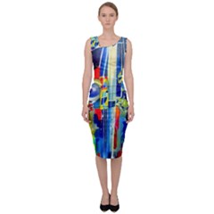 Twilight Bass No  2 Sleeveless Pencil Dress