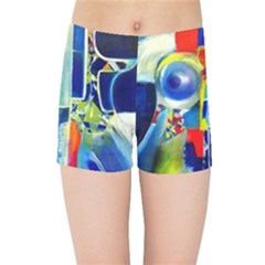 Twilight Bass No  2 Kids  Sports Shorts by Azure