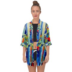 Twilight Bass No  2 Open Front Chiffon Kimono