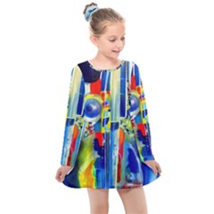 Twilight Bass No  2 Kids  Long Sleeve Dress