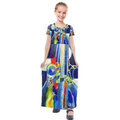 Twilight Bass No  2 Kids  Short Sleeve Maxi Dress