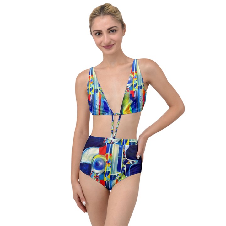 Twilight Bass No. 2 Tied Up Two Piece Swimsuit