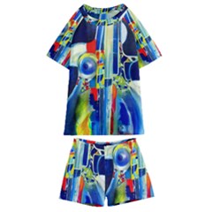 Twilight Bass No  2 Kids  Swim Tee And Shorts Set