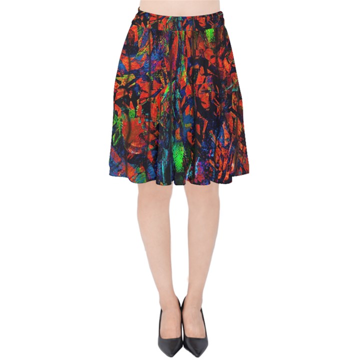 Dance  Of The  Forest 1 Velvet High Waist Skirt