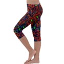 Dance  Of The  Forest 1 Kids  Lightweight Velour Capri Leggings  View2