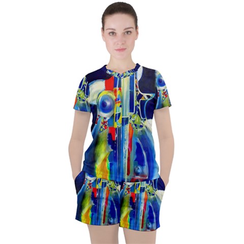 Twilight Bass No 2 F Women s Tee And Shorts Set by Azure