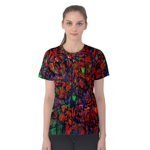 Dance  Of The  Forest 1 Women s Cotton Tee by Azure