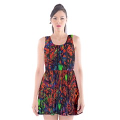 Dance  Of The  Forest 1 Scoop Neck Skater Dress by Azure