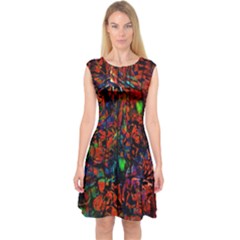 Dance  Of The  Forest 1 Capsleeve Midi Dress