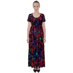 Dance  Of The  Forest 1 High Waist Short Sleeve Maxi Dress