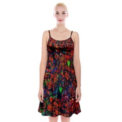 Dance  Of The  Forest 1 Spaghetti Strap Velvet Dress