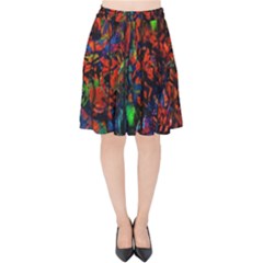 Dance  Of The  Forest 1 Velvet High Waist Skirt by Azure