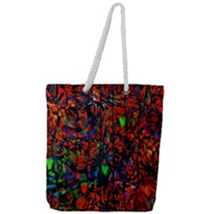 Dance  Of The  Forest 1 Full Print Rope Handle Tote (large)